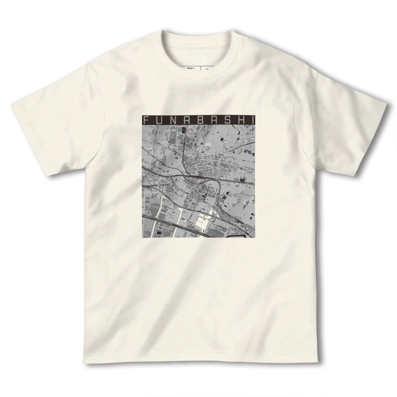 【船橋(千葉県)】地図柄ヘビーウェイトTシャツ