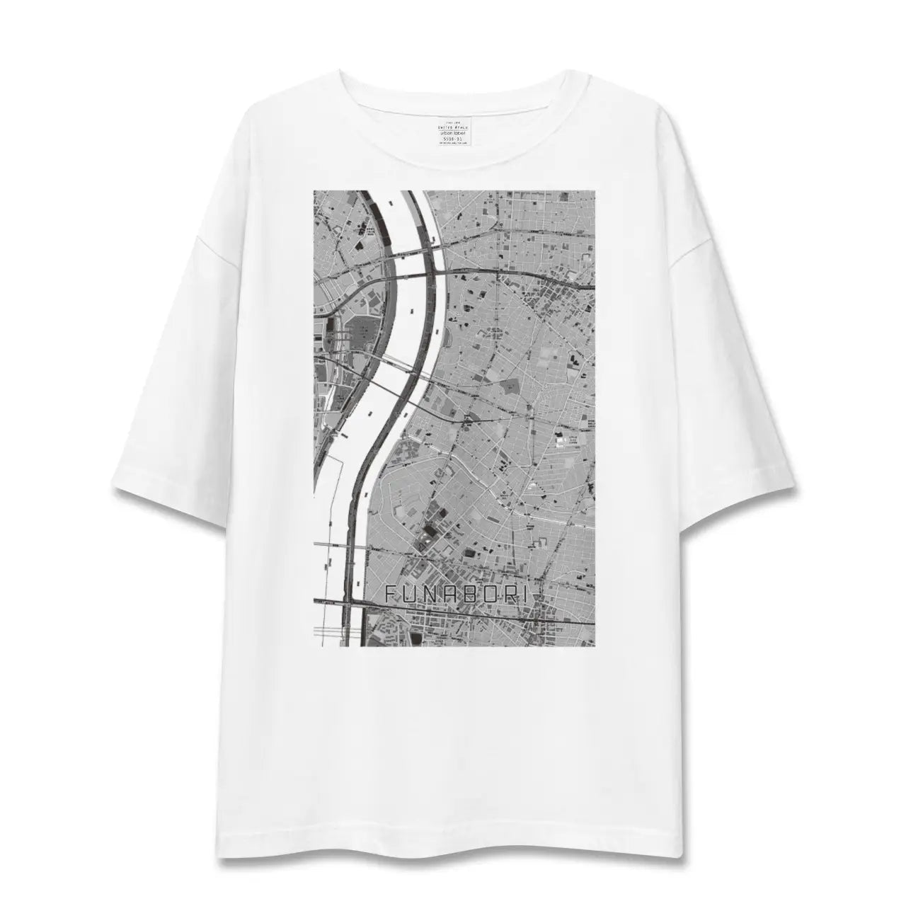 【船堀(東京都)】地図柄ビッグシルエットTシャツ