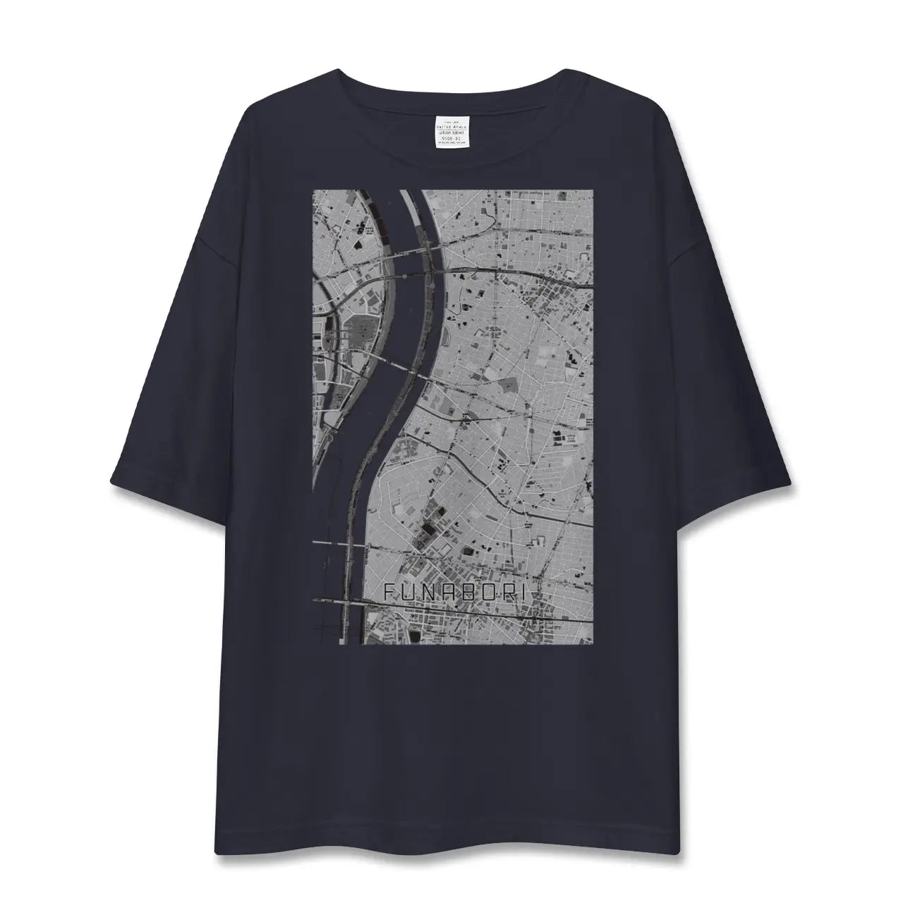 【船堀(東京都)】地図柄ビッグシルエットTシャツ