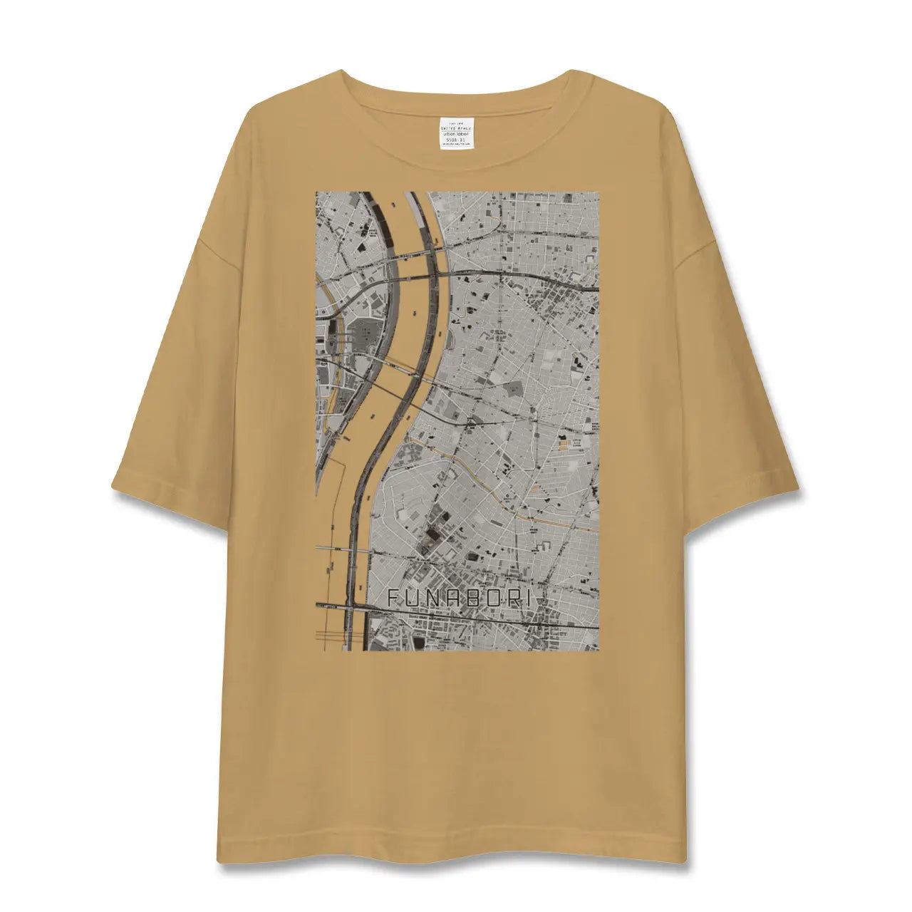 【船堀(東京都)】地図柄ビッグシルエットTシャツ