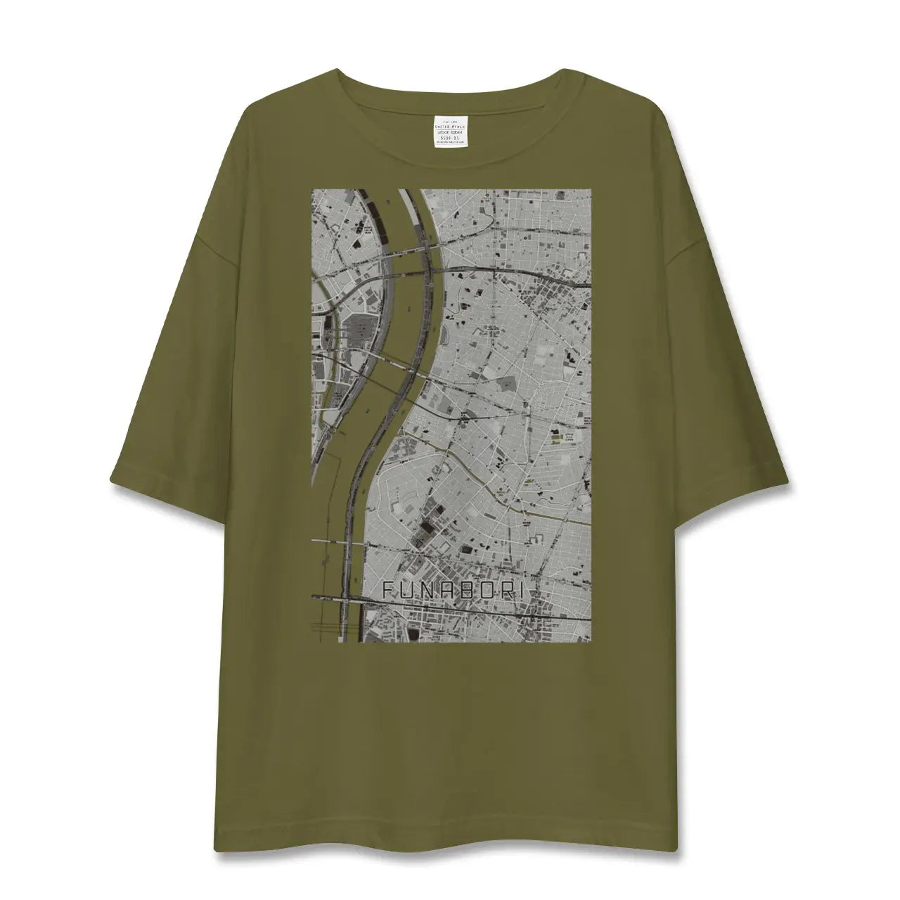 【船堀(東京都)】地図柄ビッグシルエットTシャツ