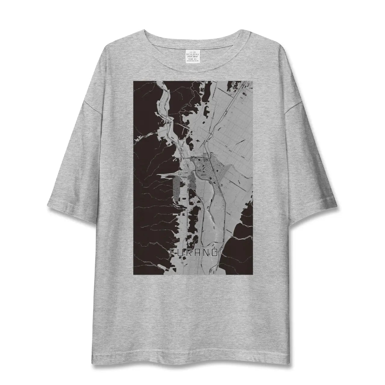 【富良野(北海道)】地図柄ビッグシルエットTシャツ