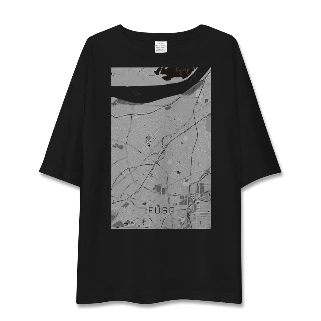 【扶桑(愛知県)】地図柄ビッグシルエットTシャツ