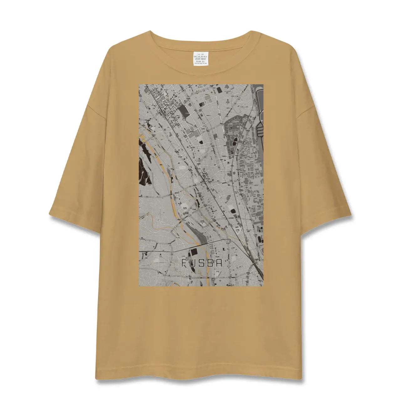 【福生(東京都)】地図柄ビッグシルエットTシャツ