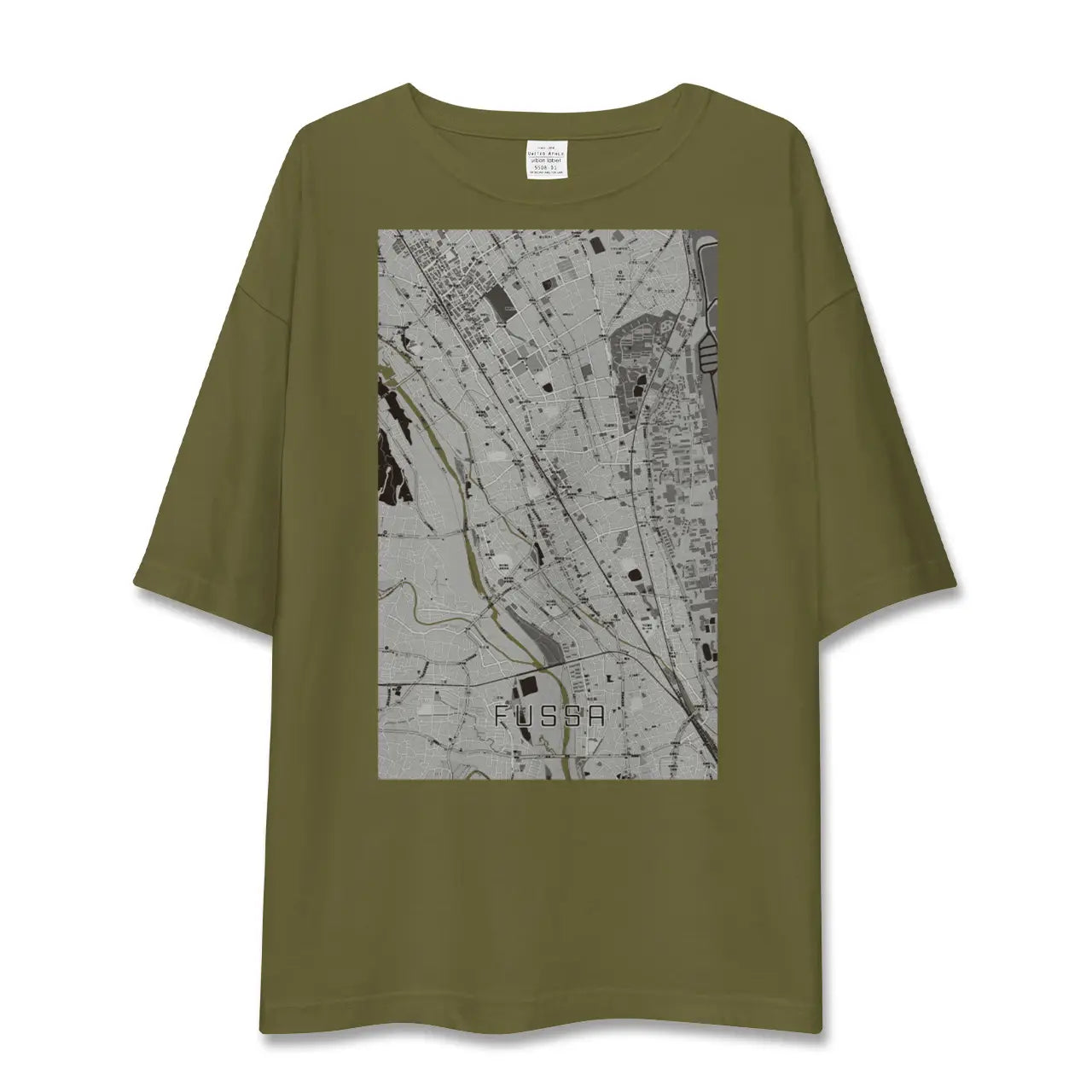 【福生(東京都)】地図柄ビッグシルエットTシャツ