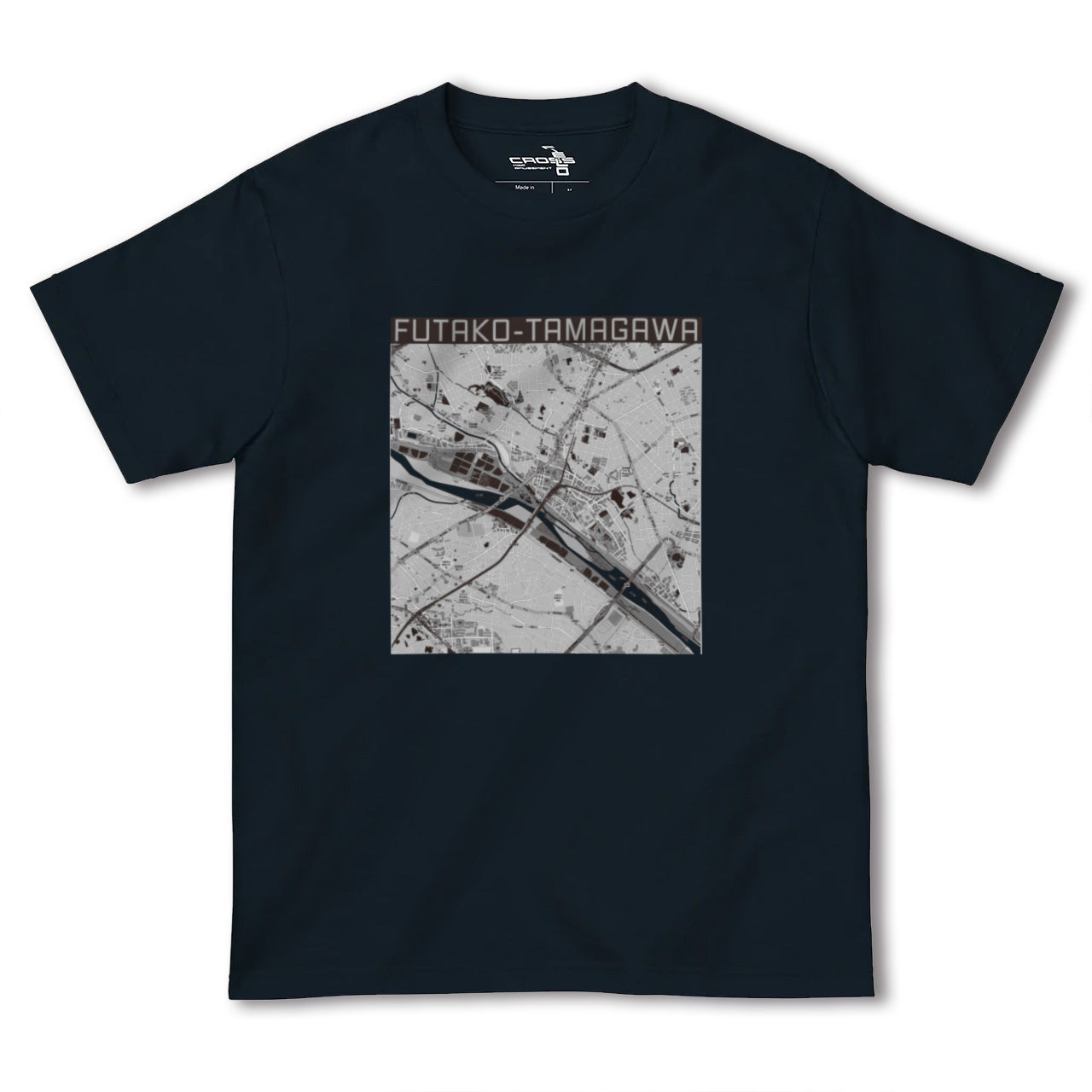 【二子玉川(東京都)】地図柄ヘビーウェイトTシャツ