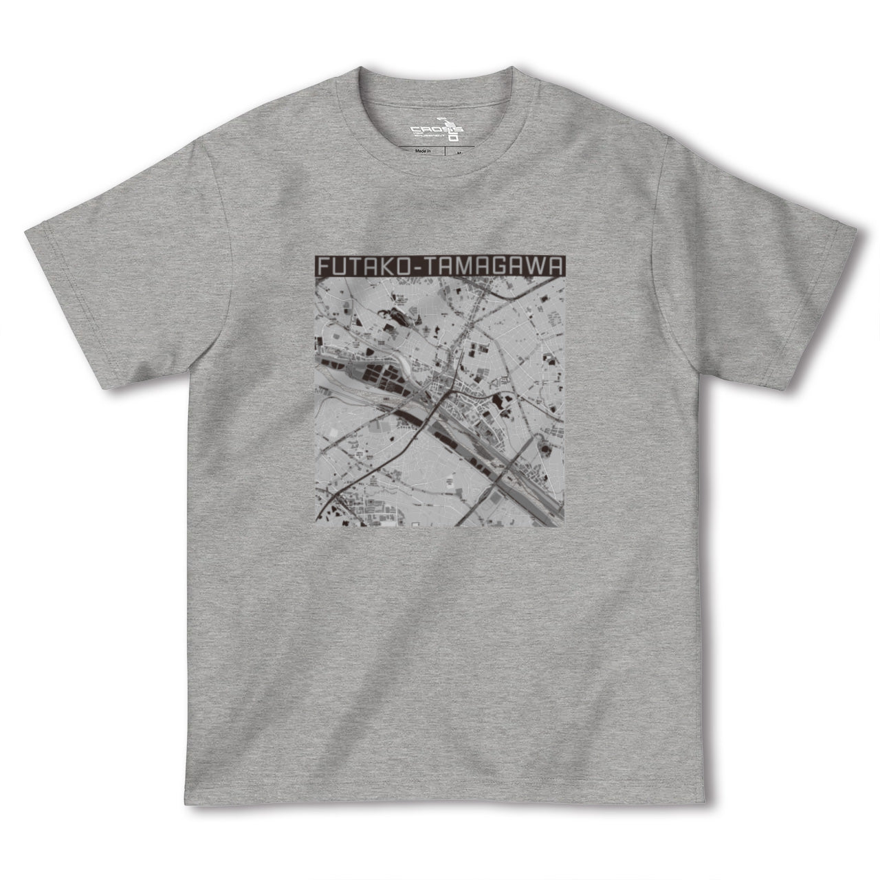 【二子玉川(東京都)】地図柄ヘビーウェイトTシャツ