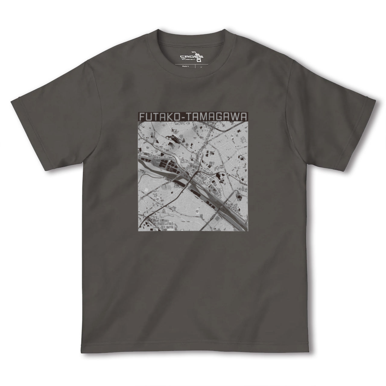 【二子玉川(東京都)】地図柄ヘビーウェイトTシャツ