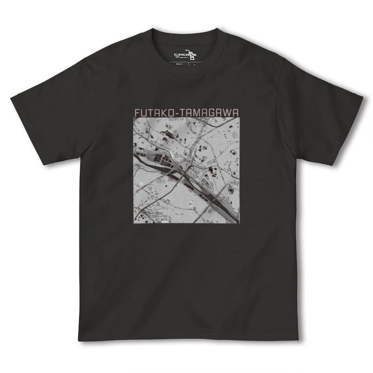 【二子玉川(東京都)】地図柄ヘビーウェイトTシャツ