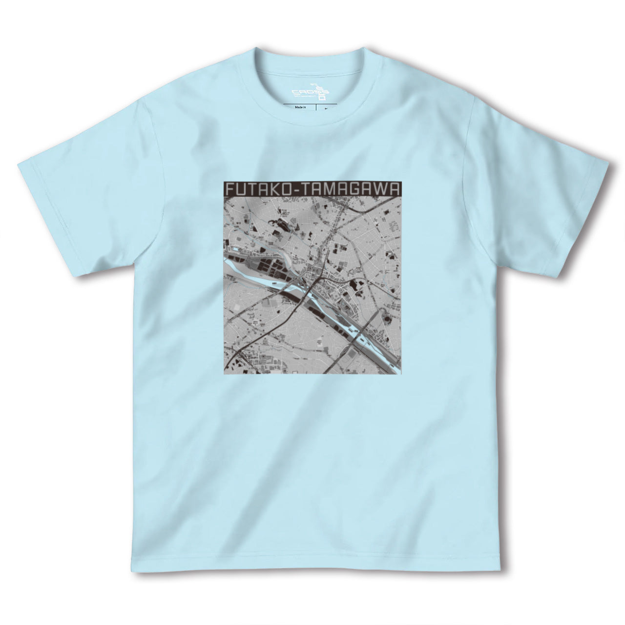【二子玉川(東京都)】地図柄ヘビーウェイトTシャツ