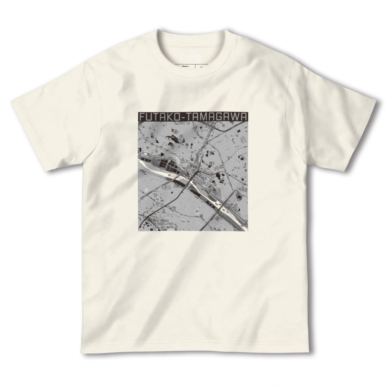 【二子玉川(東京都)】地図柄ヘビーウェイトTシャツ