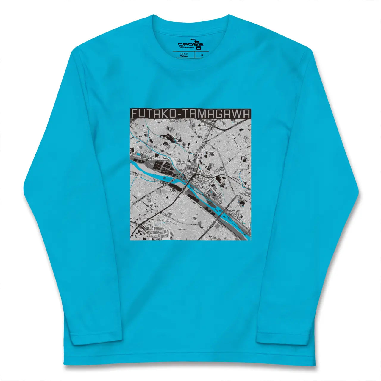 【二子玉川(東京都)】地図柄ロングスリーブTシャツ