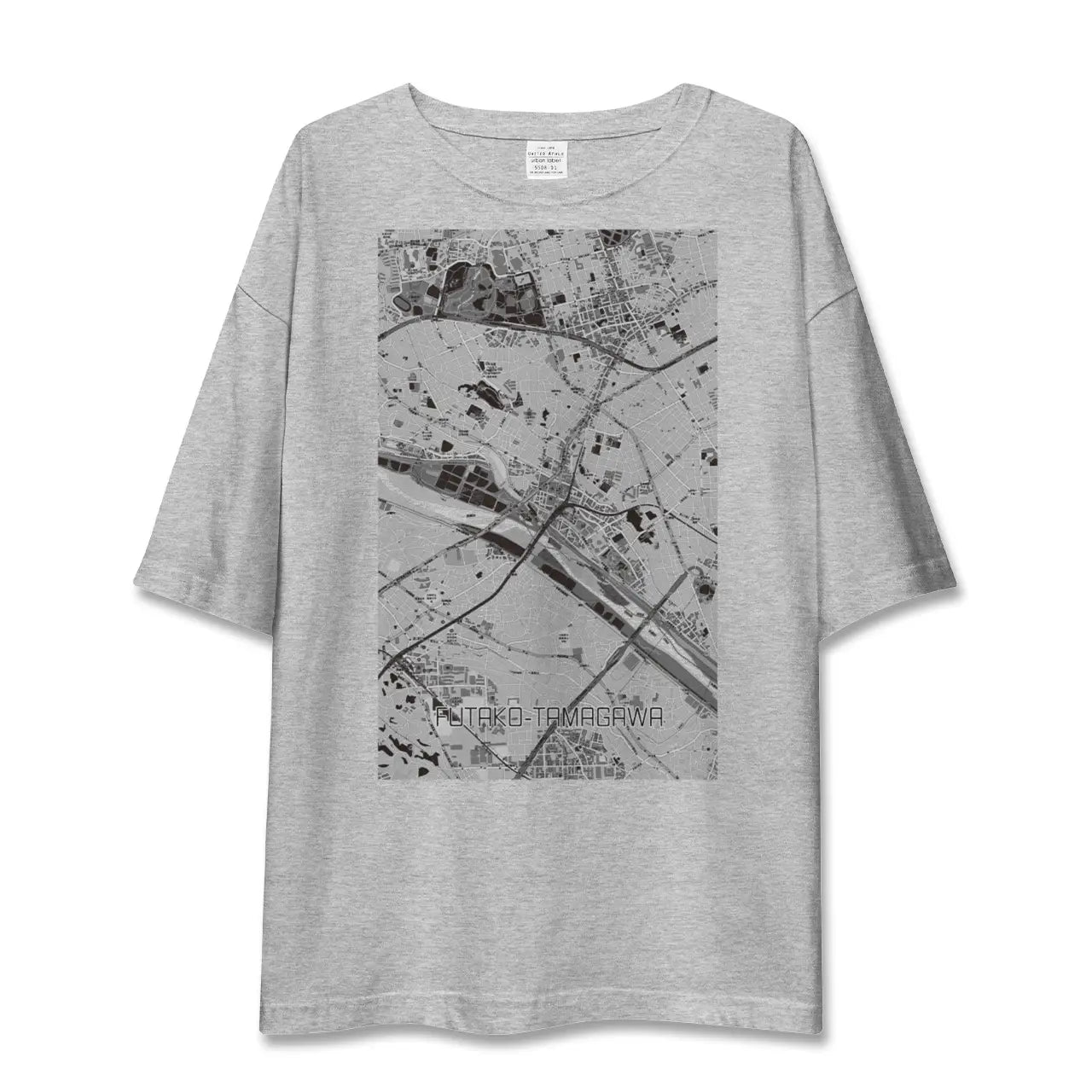 【二子玉川(東京都)】地図柄ビッグシルエットTシャツ