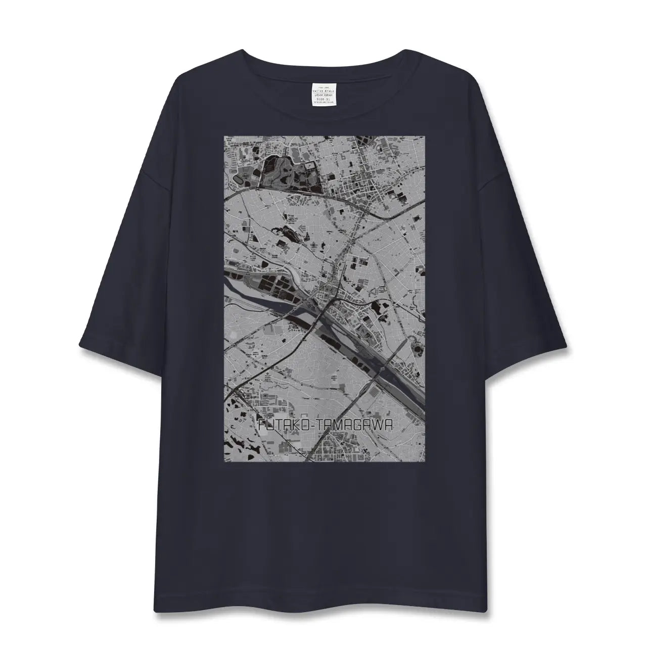 【二子玉川(東京都)】地図柄ビッグシルエットTシャツ