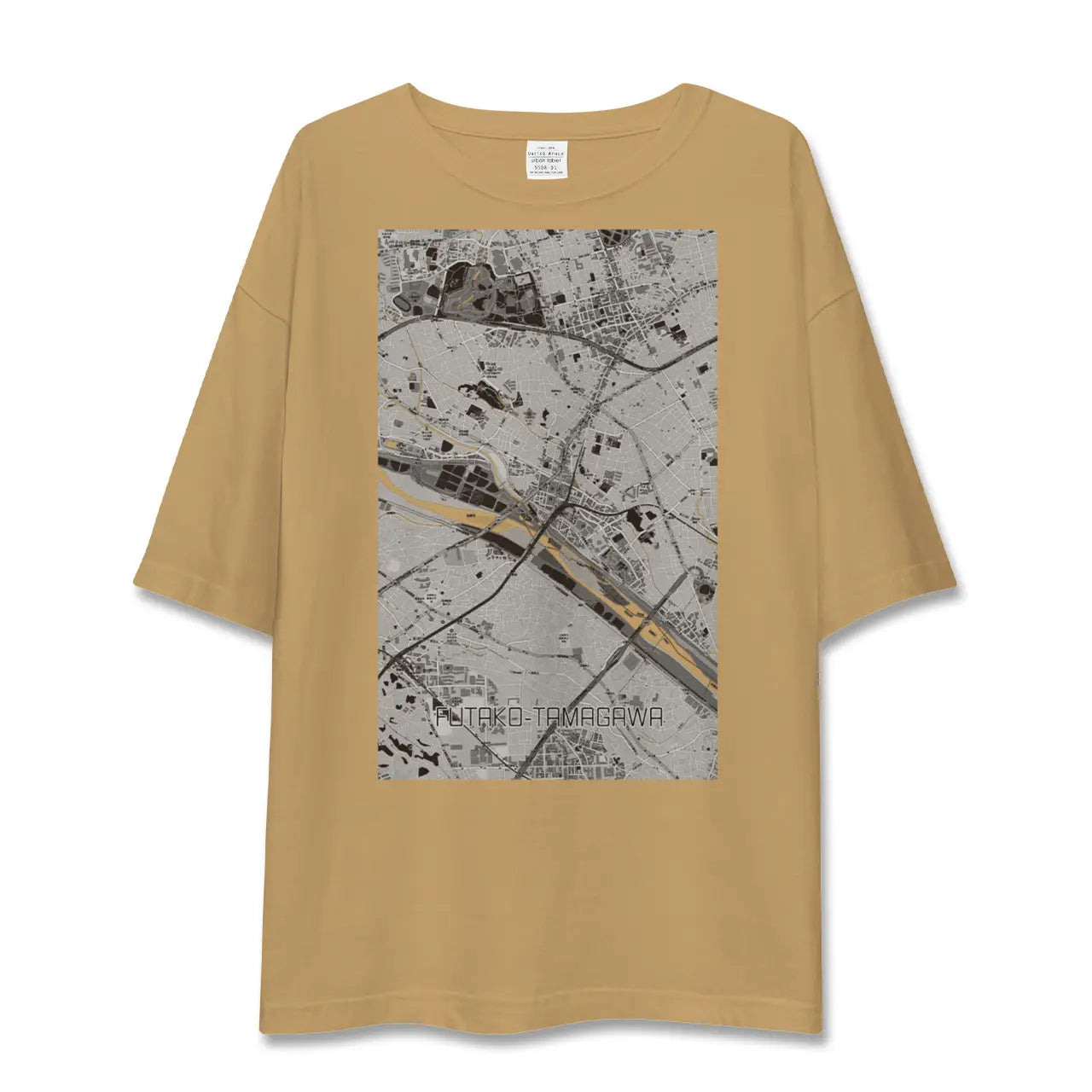 【二子玉川(東京都)】地図柄ビッグシルエットTシャツ