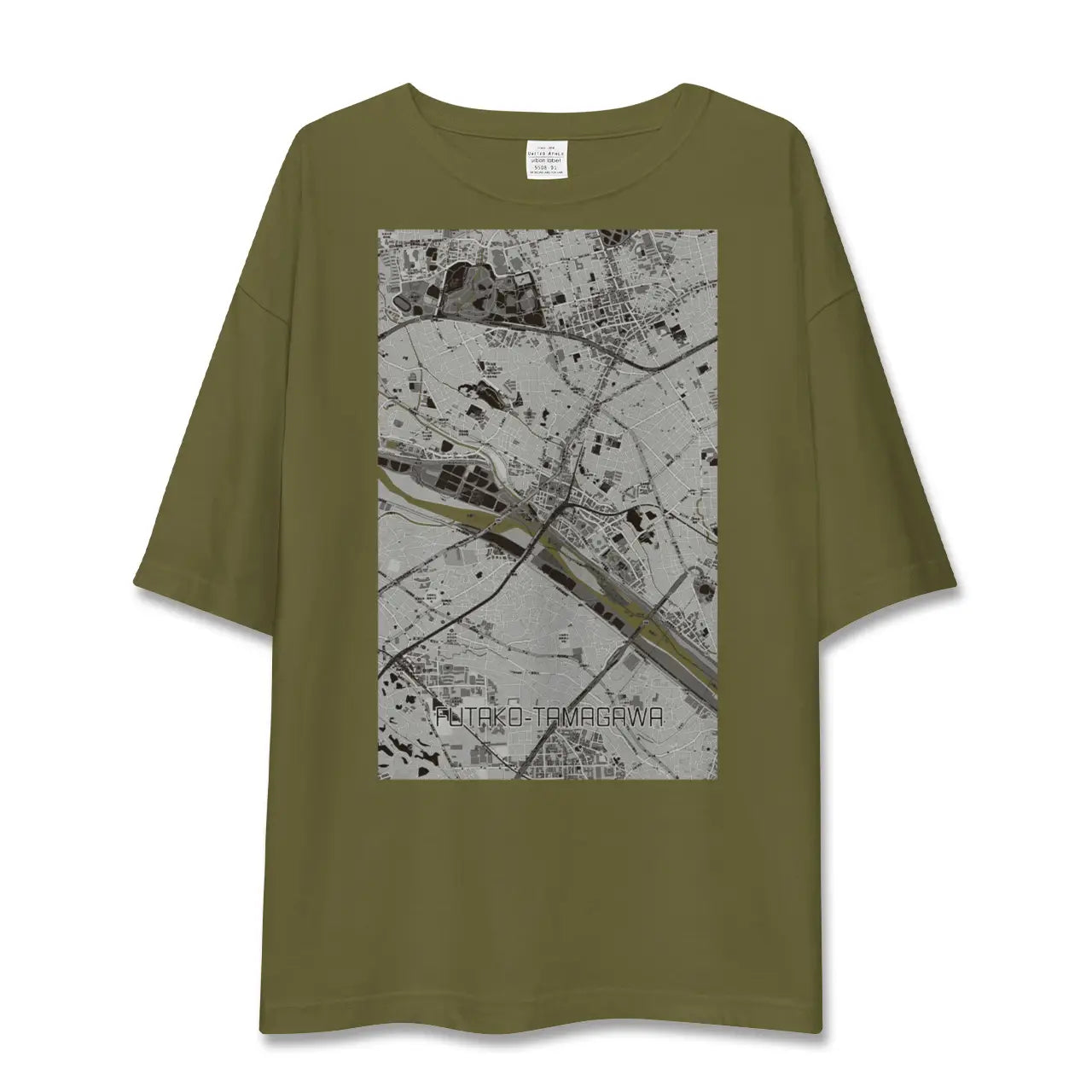 【二子玉川(東京都)】地図柄ビッグシルエットTシャツ