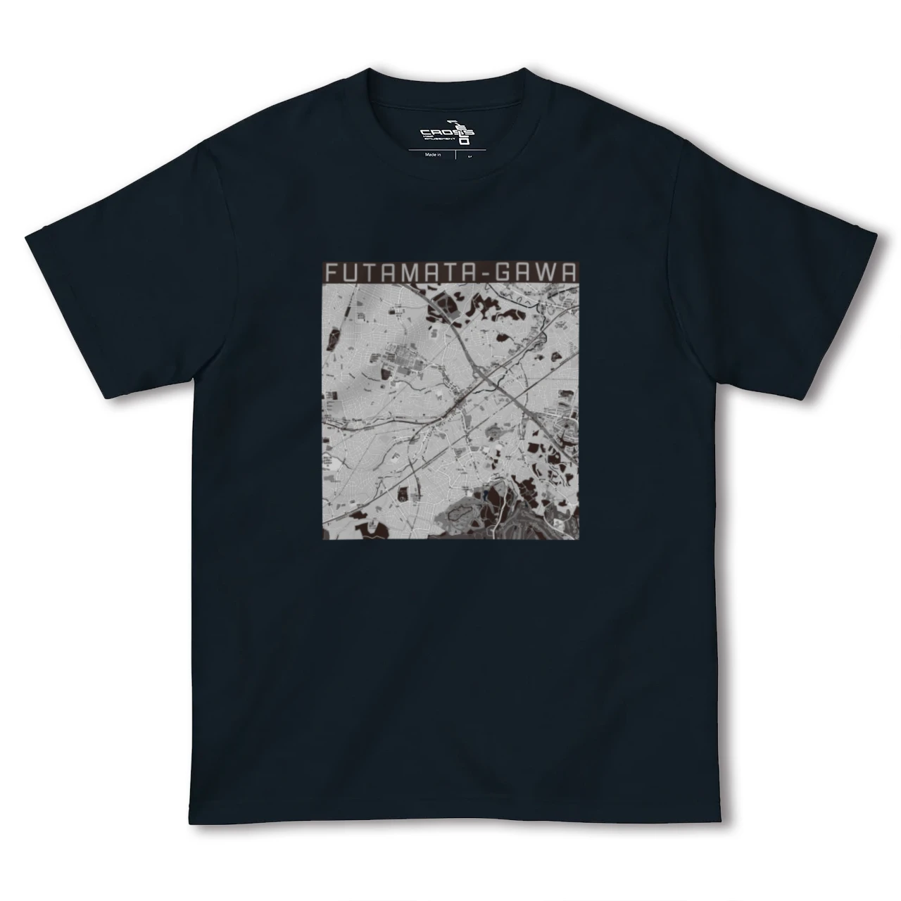 【二俣川(神奈川県)】地図柄ヘビーウェイトTシャツ