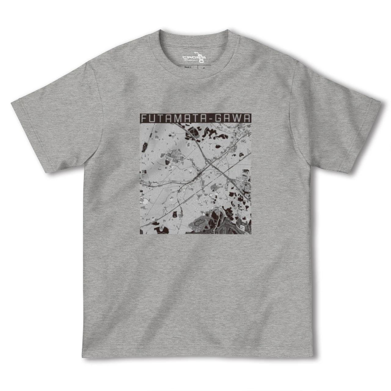 【二俣川(神奈川県)】地図柄ヘビーウェイトTシャツ