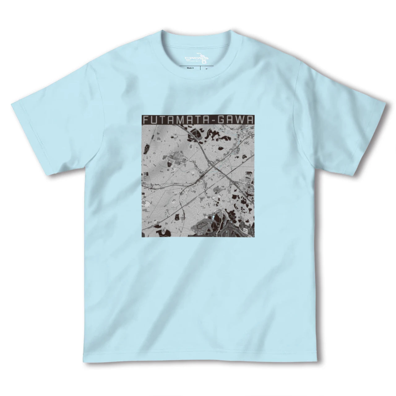 【二俣川(神奈川県)】地図柄ヘビーウェイトTシャツ
