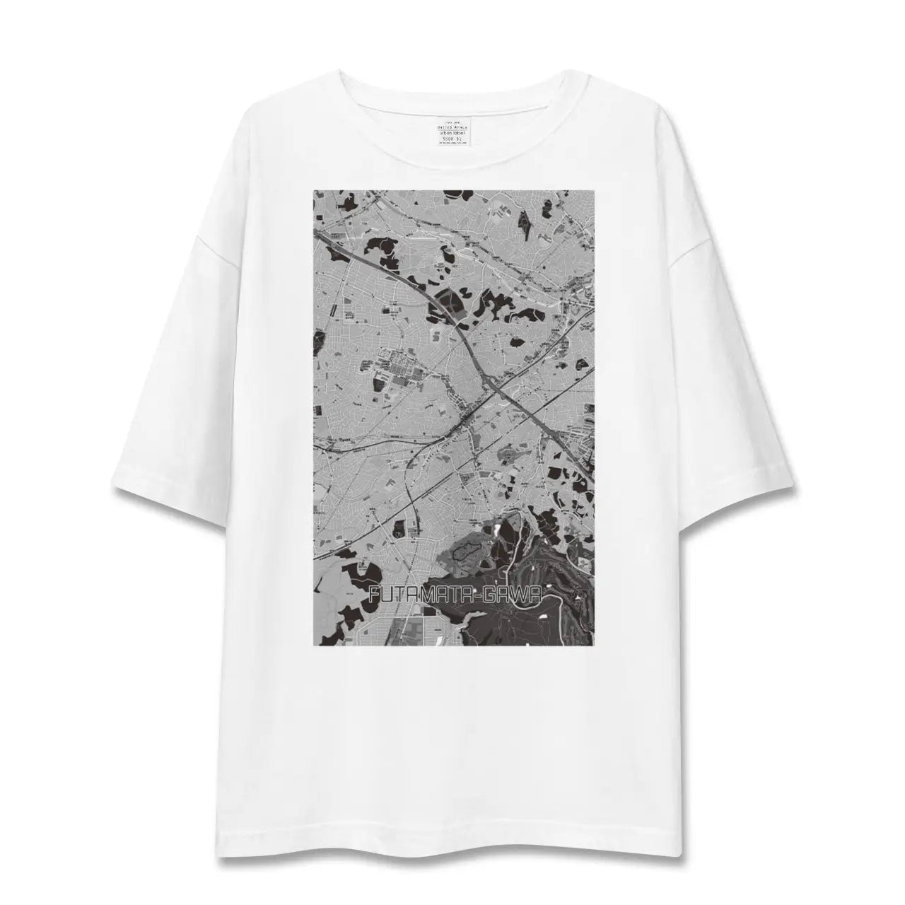 【二俣川(神奈川県)】地図柄ビッグシルエットTシャツ