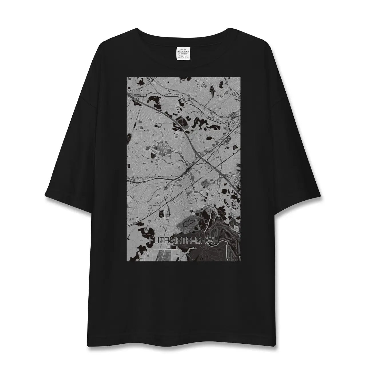 【二俣川(神奈川県)】地図柄ビッグシルエットTシャツ