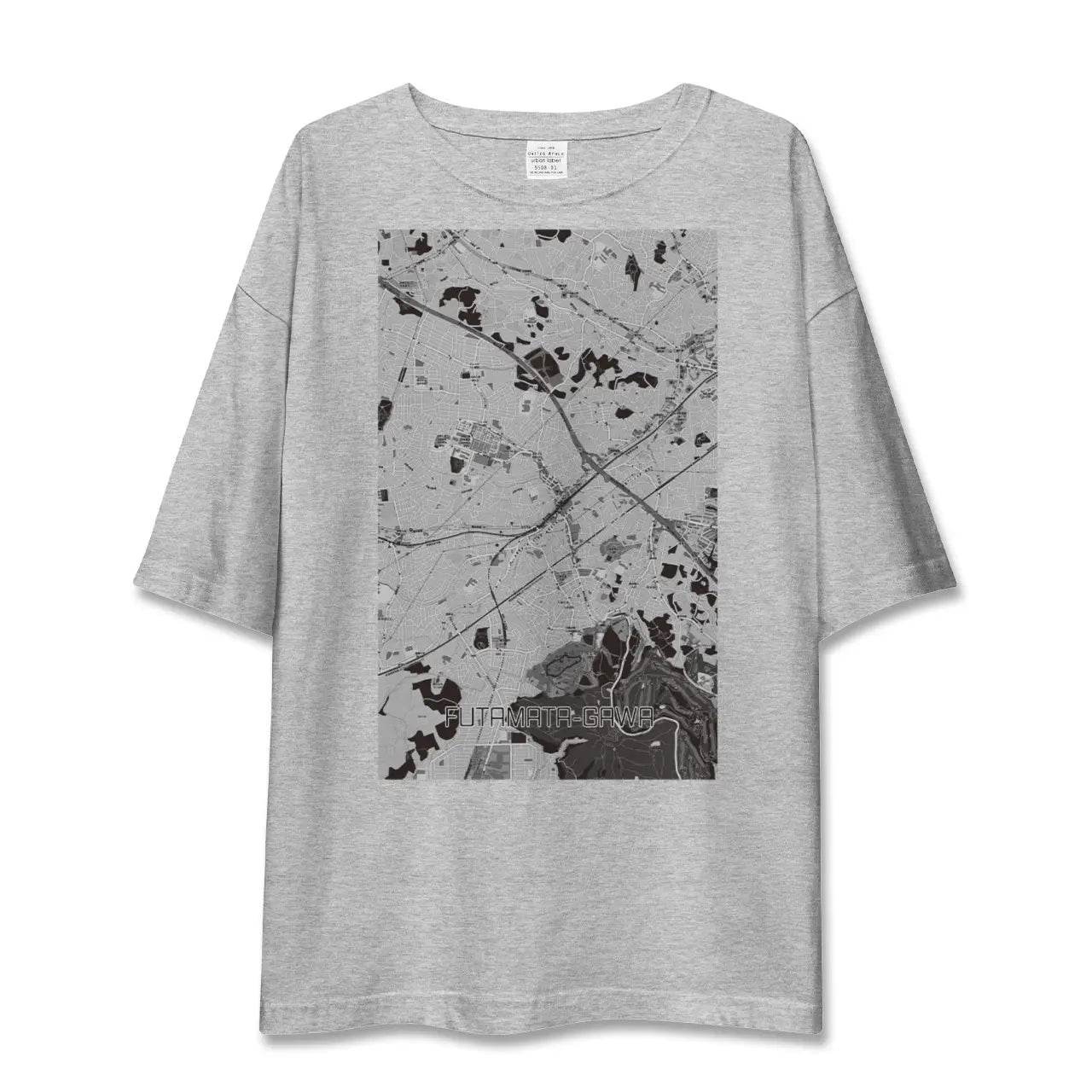 【二俣川(神奈川県)】地図柄ビッグシルエットTシャツ