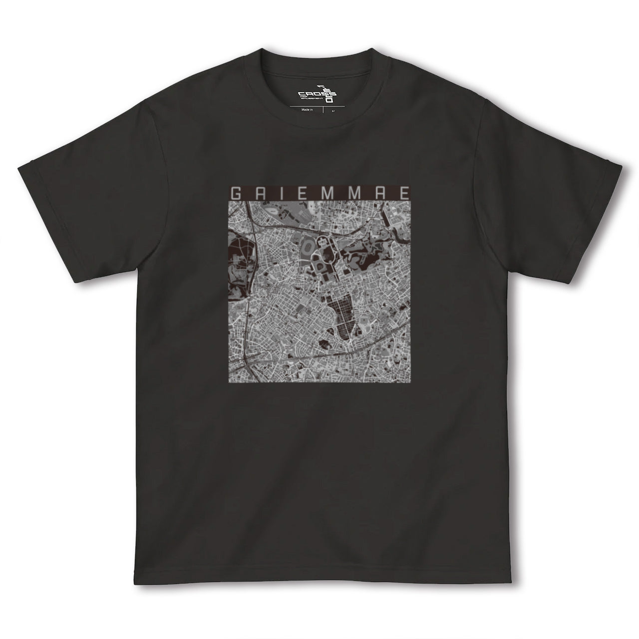 【外苑前(東京都)】地図柄ヘビーウェイトTシャツ