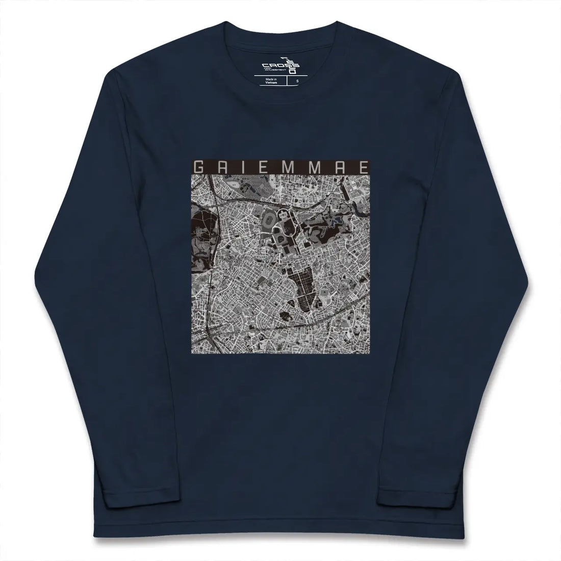 【外苑前(東京都)】地図柄ロングスリーブTシャツ