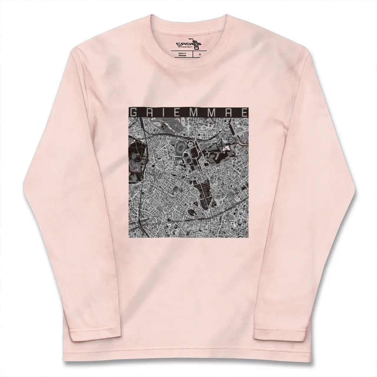【外苑前(東京都)】地図柄ロングスリーブTシャツ