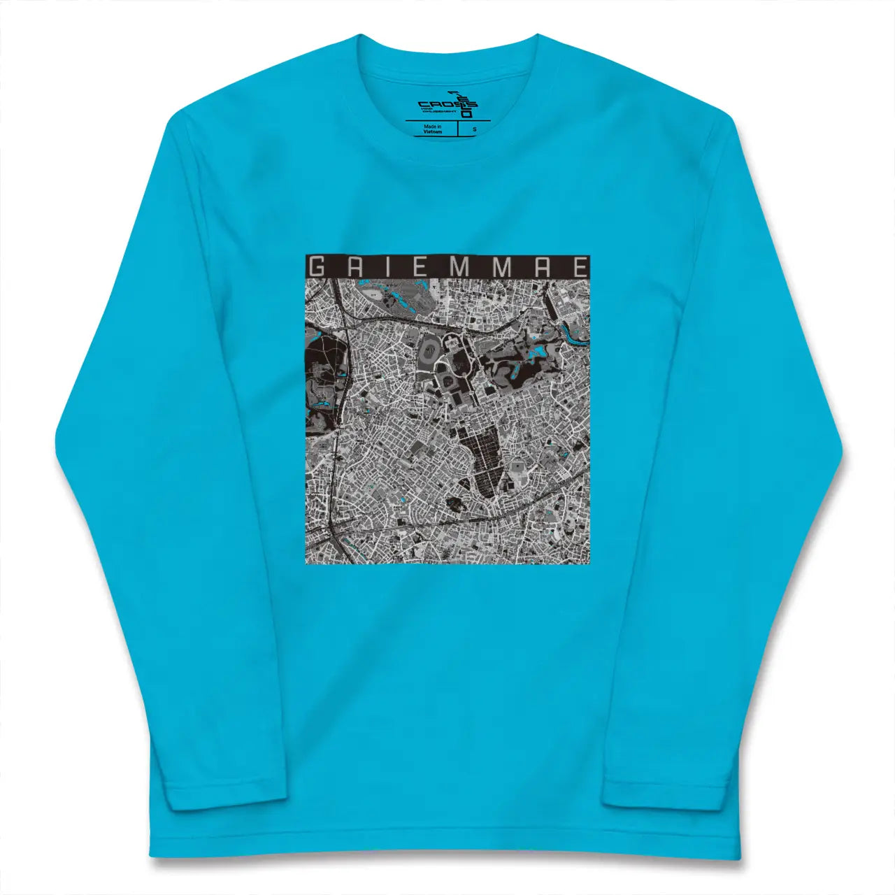 【外苑前(東京都)】地図柄ロングスリーブTシャツ