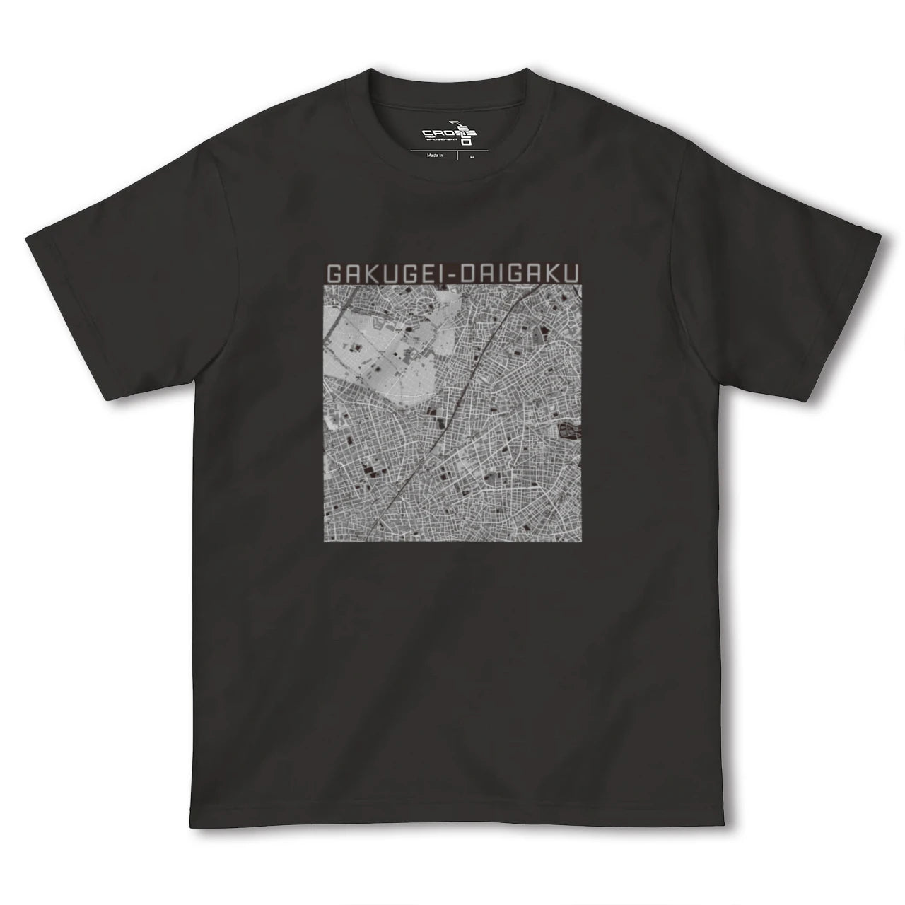 【学芸大学(東京都)】地図柄ヘビーウェイトTシャツ