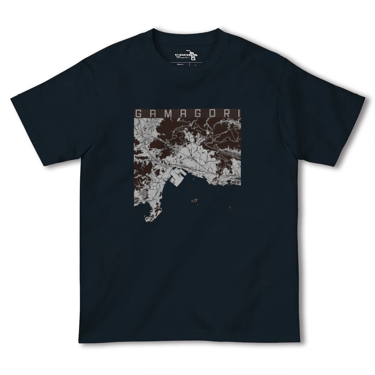 【蒲郡(愛知県)】地図柄ヘビーウェイトTシャツ