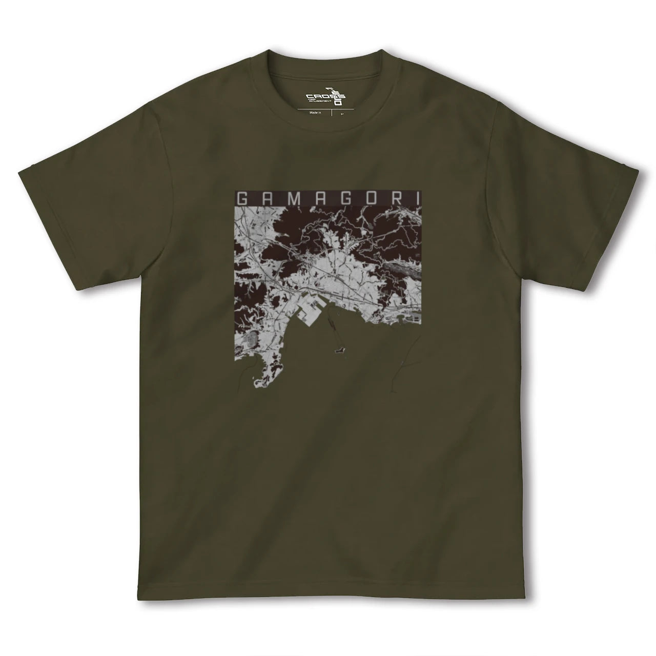 【蒲郡(愛知県)】地図柄ヘビーウェイトTシャツ