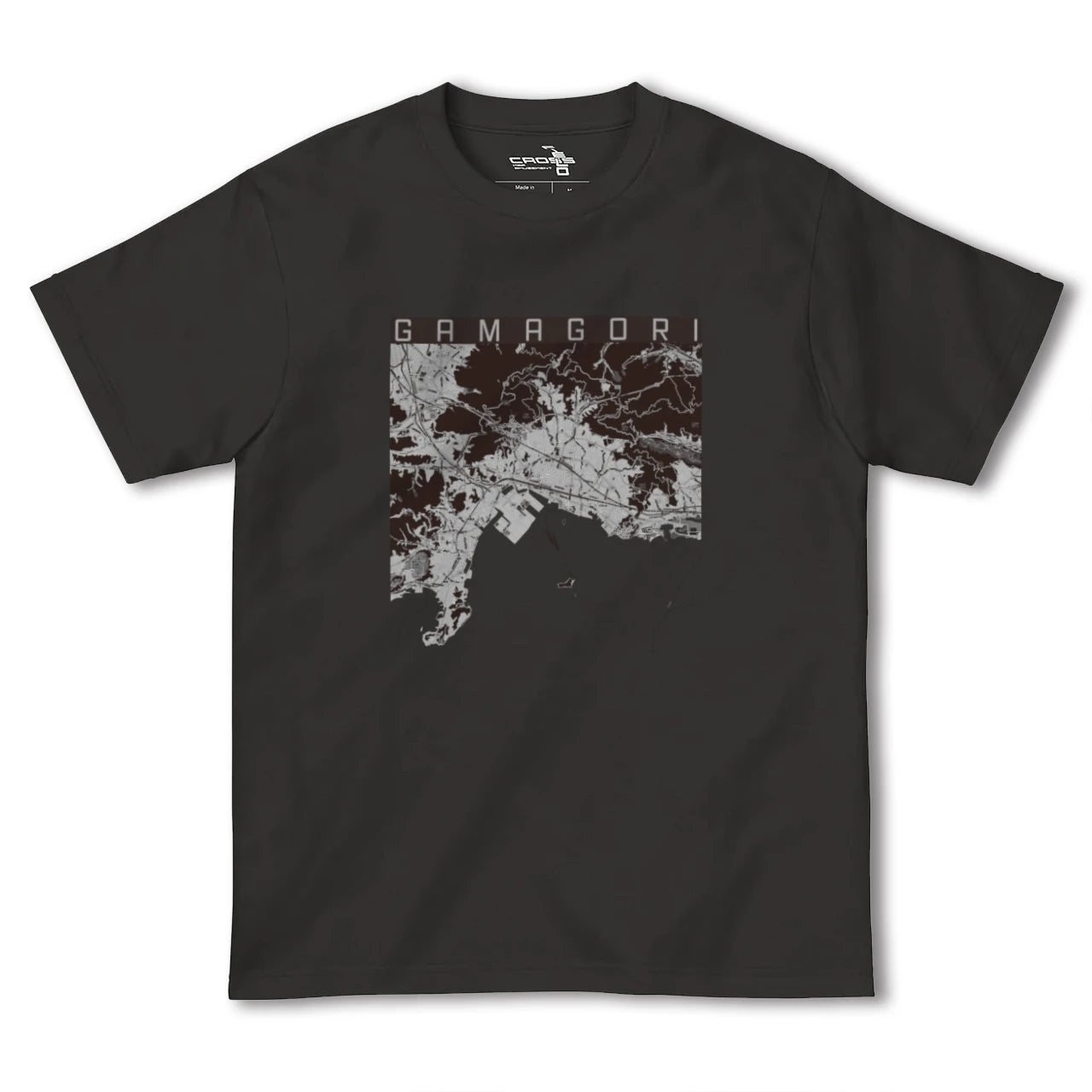 【蒲郡(愛知県)】地図柄ヘビーウェイトTシャツ
