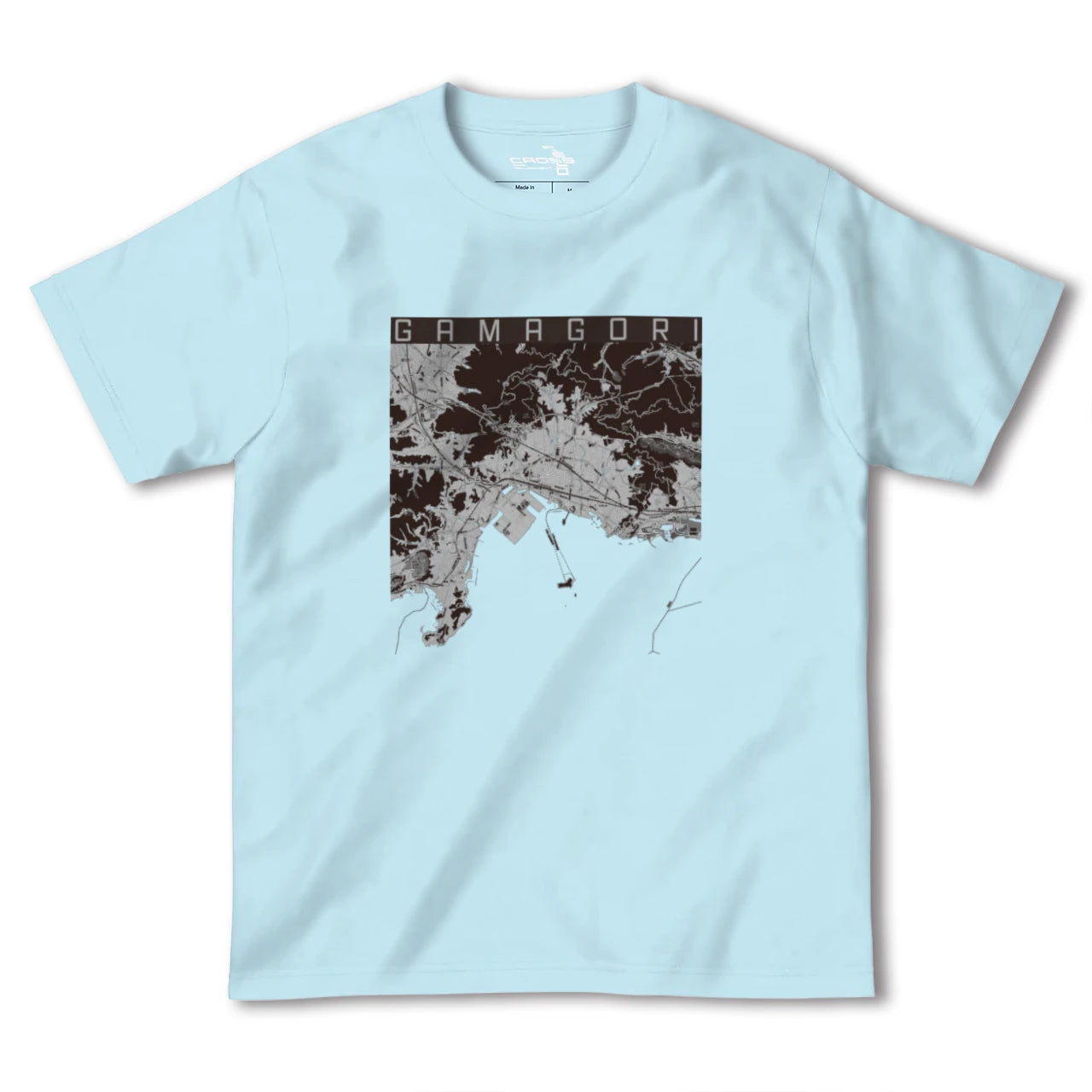 【蒲郡(愛知県)】地図柄ヘビーウェイトTシャツ