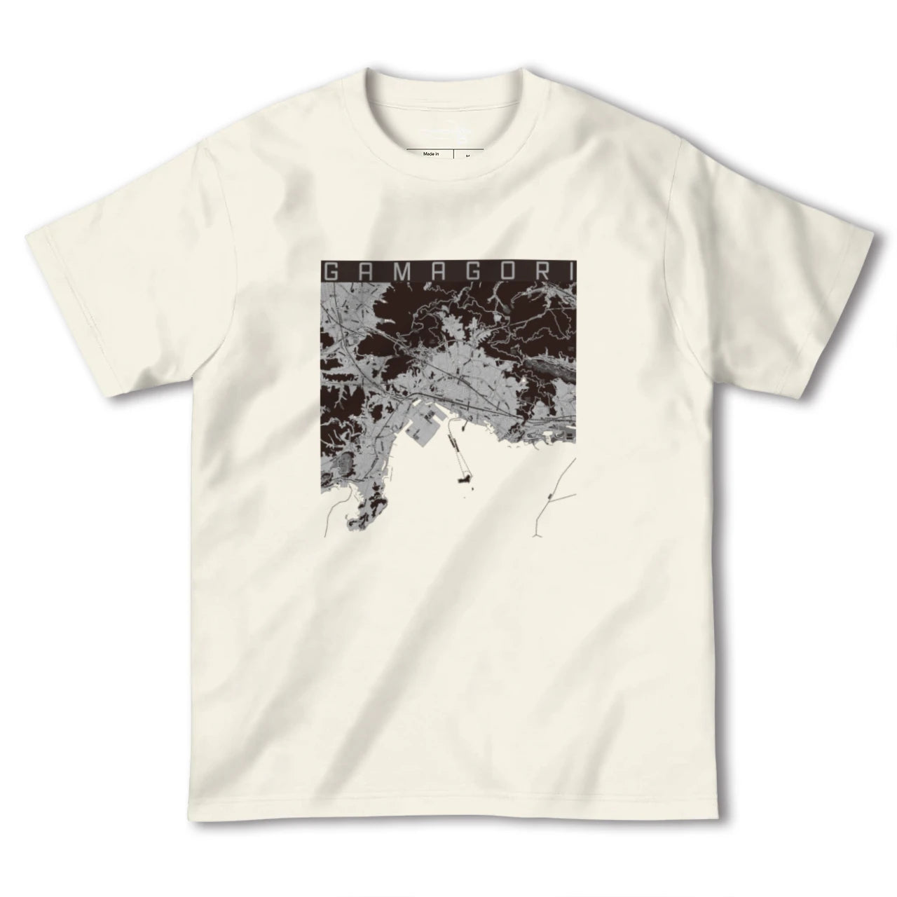 【蒲郡(愛知県)】地図柄ヘビーウェイトTシャツ