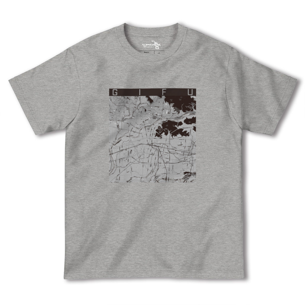 【岐阜(岐阜県)】地図柄ヘビーウェイトTシャツ