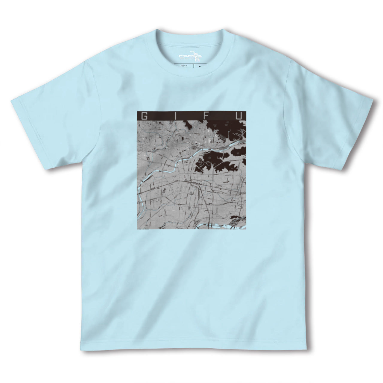 【岐阜(岐阜県)】地図柄ヘビーウェイトTシャツ
