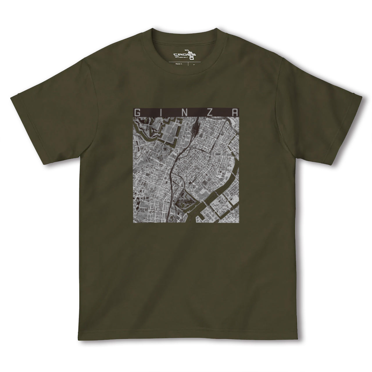 【銀座(東京都)】地図柄ヘビーウェイトTシャツ