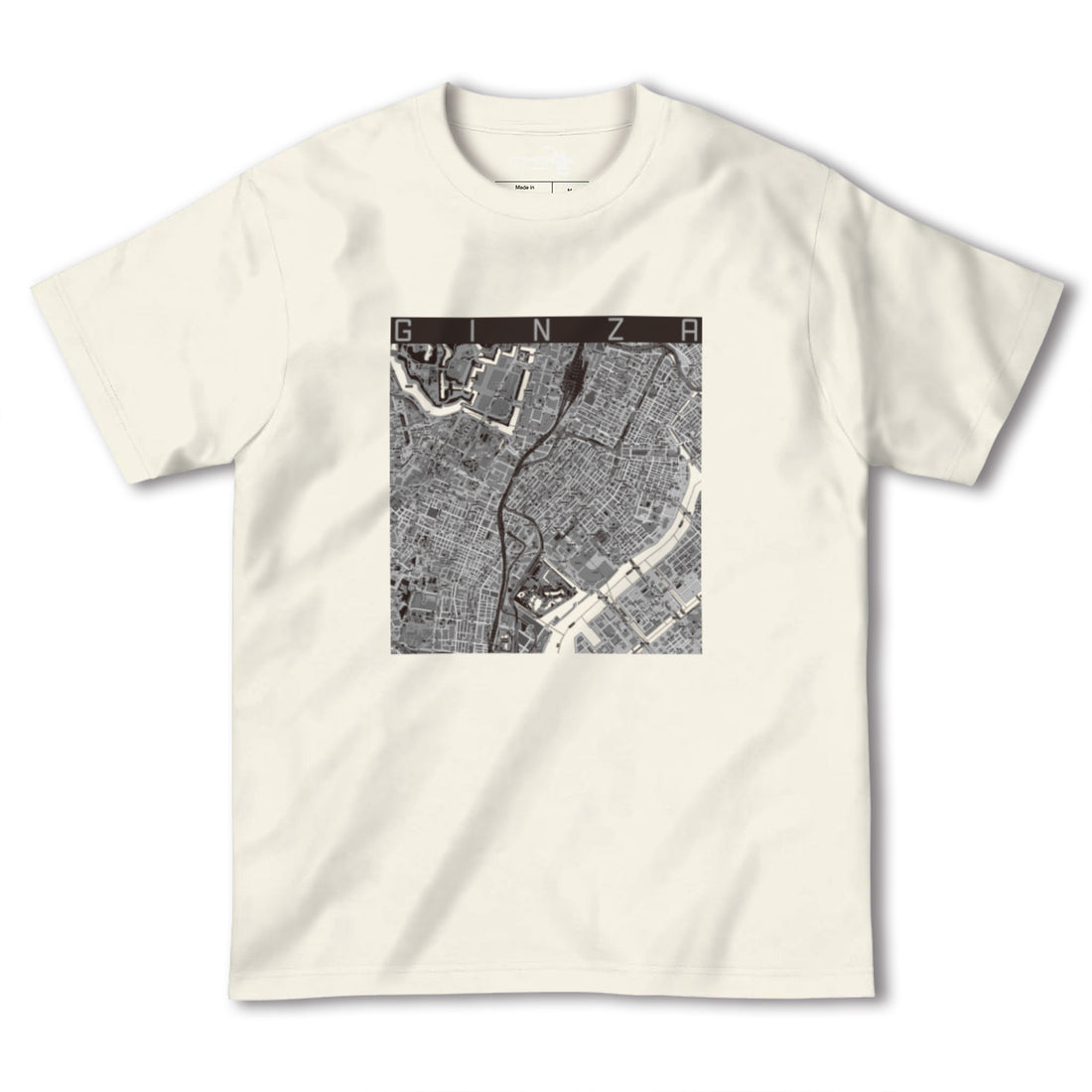 【銀座(東京都)】地図柄ヘビーウェイトTシャツ