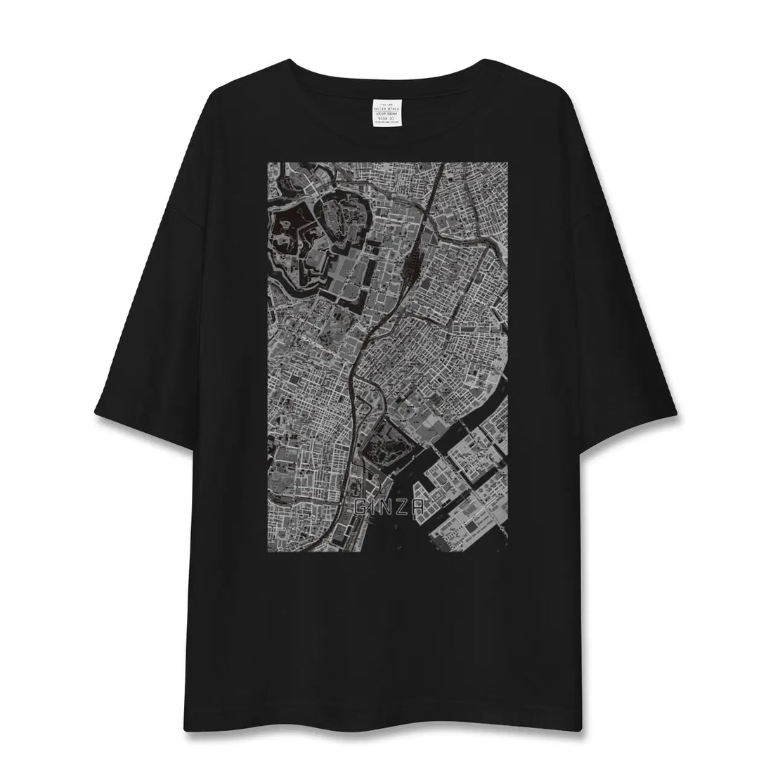 【銀座(東京都)】地図柄ビッグシルエットTシャツ