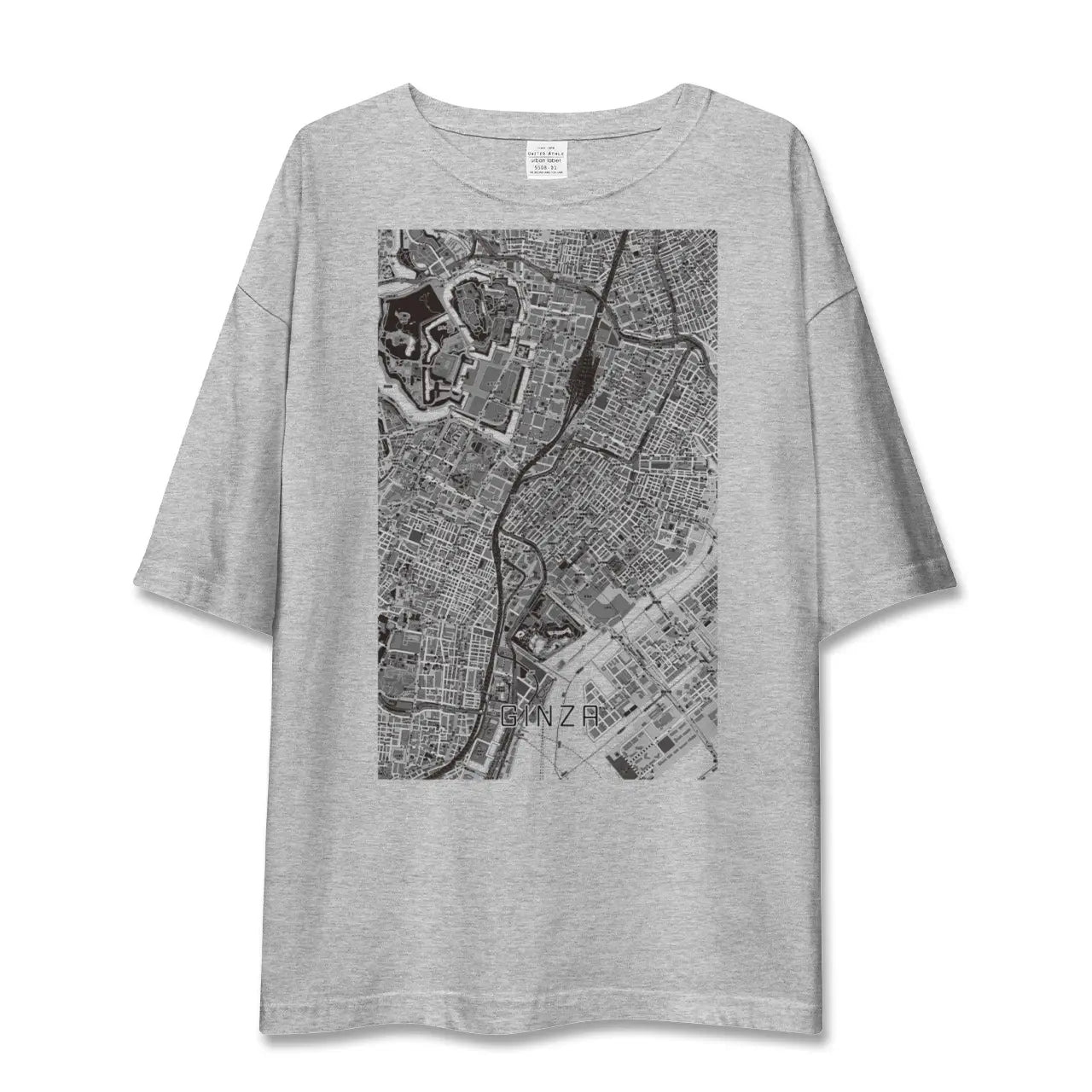 【銀座(東京都)】地図柄ビッグシルエットTシャツ