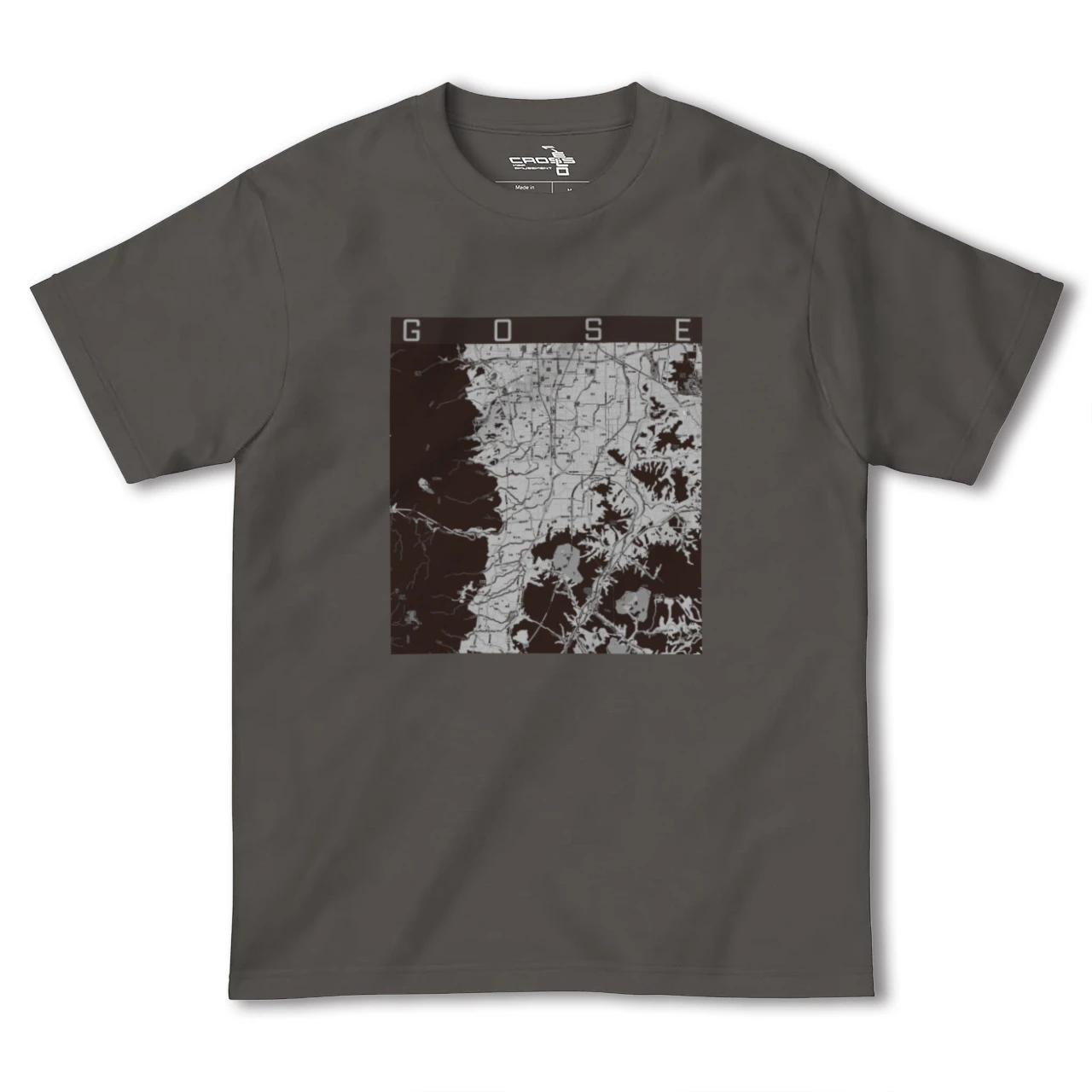 【御所(奈良県)】地図柄ヘビーウェイトTシャツ