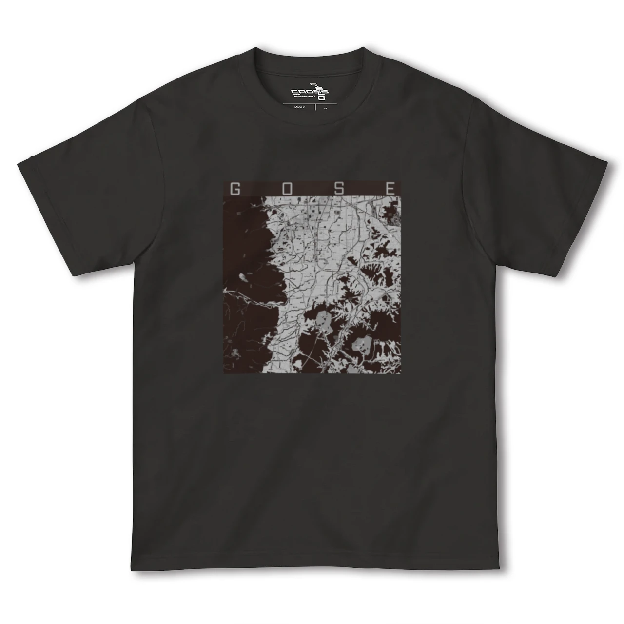 【御所(奈良県)】地図柄ヘビーウェイトTシャツ