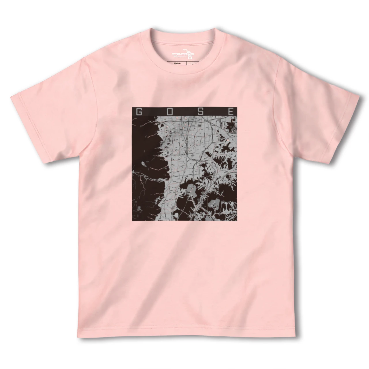 【御所(奈良県)】地図柄ヘビーウェイトTシャツ