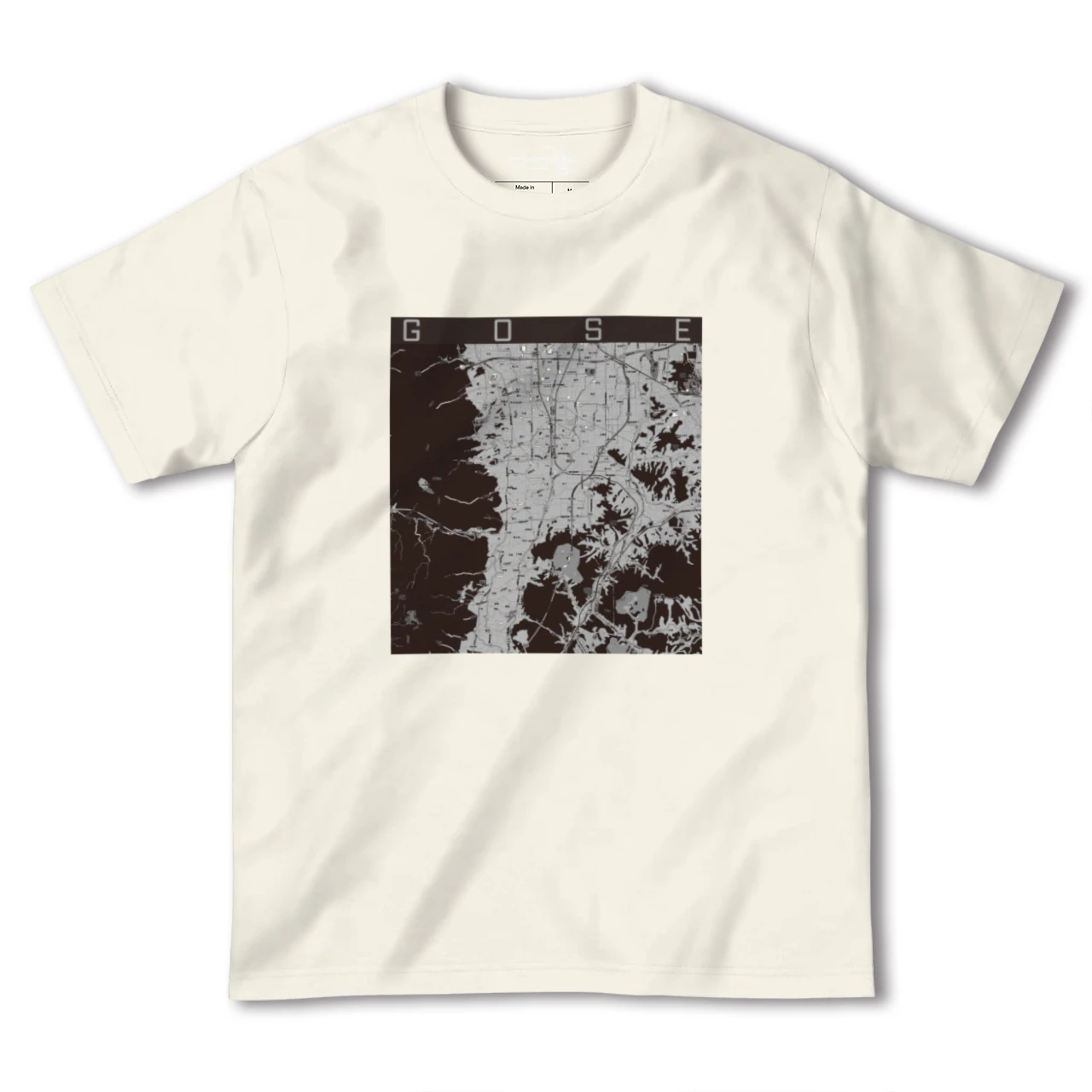 【御所(奈良県)】地図柄ヘビーウェイトTシャツ