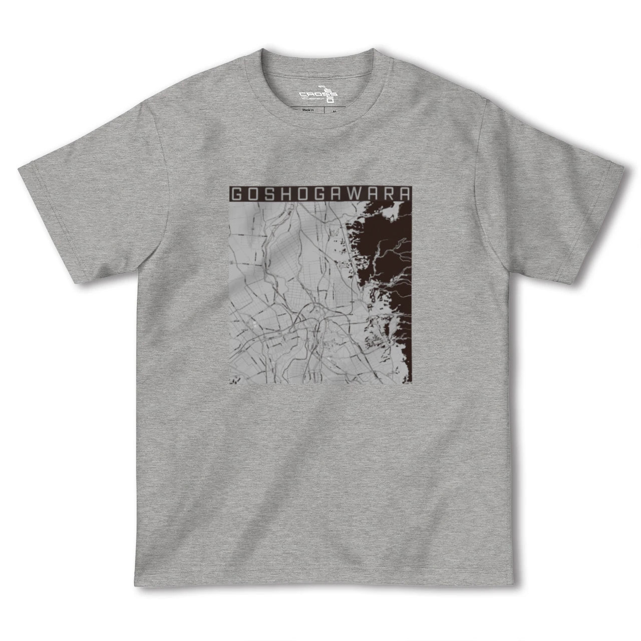 【五所川原(青森県)】地図柄ヘビーウェイトTシャツ