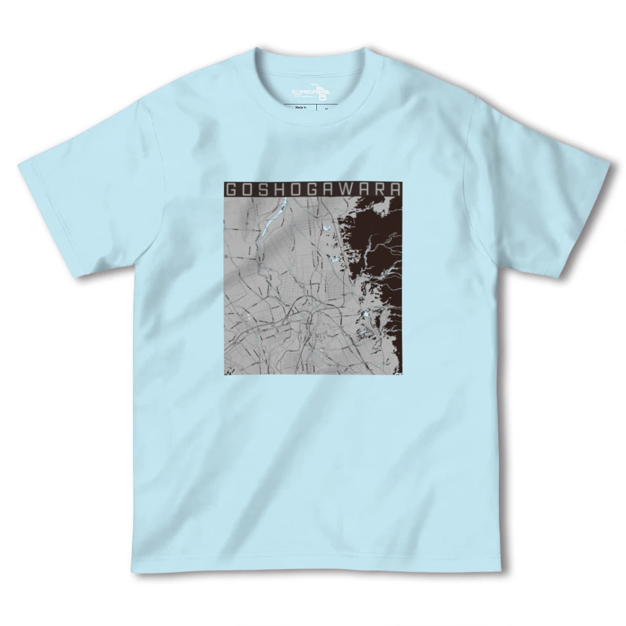 【五所川原(青森県)】地図柄ヘビーウェイトTシャツ