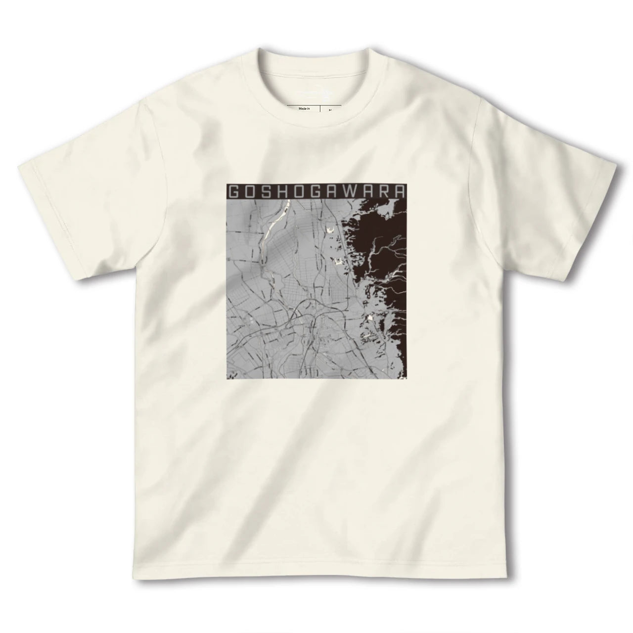 【五所川原(青森県)】地図柄ヘビーウェイトTシャツ
