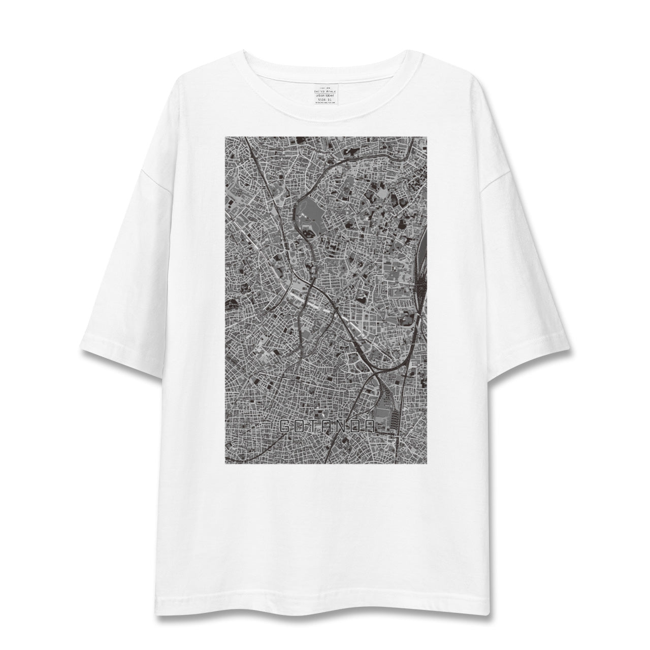 【五反田(東京都)】地図柄ビッグシルエットTシャツ